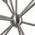 Cosmo 39-in Brushed Nickel/Glossy Ribbed Opal Glass Socket Chandelier