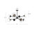 Francesca 40-in Clear Glass/Matte Black 8 Lights Chandeliers
