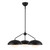 Rubio 28-in Matte Black/Opal Matte Glass 3 Lights Chandeliers