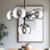 Willow 18-in Matte Black/Smoked Solid Glass 5 Lights Chandeliers