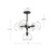 Willow 18-in Brushed Gold/Opal Matte Glass 5 Lights Chandeliers