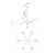 Willow 37-in Matte Black/Opal Matte Glass 6 Lights Chandeliers