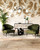 Cassia 40-in Matte Black/Opal Matte Glass 6 Lights Chandeliers