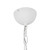 Effie 27-in Antique White/Opal Glass Socket Chandelier