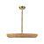 Maris 24-in Brushed Gold LED Chandelier