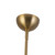 Rosemary 31-in Brushed Gold/Folded White Socket Chandelier