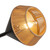 Daphne 38-in Matte Black/Brown Cotton Rope 6 Lights Chandelier