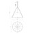 Crosby 33-in Matte Black Socket Chandelier