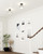 Globo 7-in Matte Black LED Flush Mount