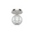 Marni 5-in Polished Nickel LED Flush Mount