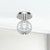 Marni 5-in Polished Nickel LED Flush Mount