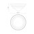 Willard 10-in Urban Bronze/Opal Matte Glass 1 Light Flush Mount