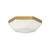 Krysta 12-in Brushed Gold/Opal Glass 2 Lights Flush Mount