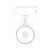 Lancaster 13-in Aged Gold 2 Lights Flush Mount