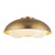 Robyn 16-in Brushed Gold/Opal Glass Socket Flush Mount