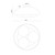 Robyn 16-in Antique White/Opal Glass Socket Flush Mount