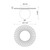 Plume 12-in Brushed Gold/Opal Matte Glass 1 Light Flush Mount