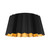 Plisse 14-in Matte Black 2 Lights Flush Mount