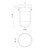 Cyrus 8-in Clear Glass/Matte Black 1 Light Flush Mount
