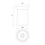 Emil 7-in Aged Gold/Walnut 1 Light Flush Mount
