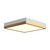 Sydney 11-in Aged Gold/White LED Flush Mount