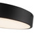 Adelaide 11-in Matte Black LED Flush Mount