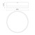 Brisbane 16-in Aged Gold/White 3 Lights Flush Mount