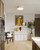 Blossom 14-in Antique White Socket Flush Mount