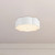Blossom 14-in Antique White Socket Flush Mount