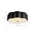 Blossom 14-in Antique White Socket Flush Mount