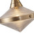 Willard 41-in Vintage Brass/Prismatic Glass 2 Lights Linear Pendant