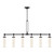 Wynwood 52-in Urban Bronze/Glossy Opal 6 Lights Linear Pendant
