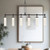 Wynwood 52-in Urban Bronze/Glossy Opal 6 Lights Linear Pendant