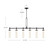 Wynwood 52-in Urban Bronze/Glossy Opal 6 Lights Linear Pendant