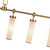 Wynwood 52-in Vintage Brass/Glossy Opal 6 Lights Linear Pendant