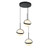 Globo 16-in Matte Black LED Multi Pendant