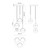 Globo 16-in Brushed Gold LED Multi Pendant