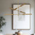 Astrid 42-in Metal Shade/Vintage Brass LED Multi Pendant