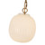 Cherise Brushed Gold/Glossy Ribbed Opal Glass Socket 7-in Multi Pendant