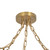 Cherise Brushed Gold/Glossy Ribbed Opal Glass Socket 7-in Multi Pendant