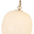 Cherise Brushed Gold/Glossy Ribbed Opal Glass Socket 12-in Multi Pendant