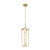 Delphine 20-in Natural Brass LED Pendant