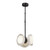 Alonso 13-in Urban Bronze/Alabaster LED Pendant