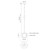 Alonso 13-in Urban Bronze/Alabaster LED Pendant