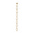 Marni 5-ft Natural Brass LED Pendant