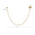 Marni 9.5-ft Polished Nickel LED Pendant