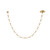 Marni 9.5-ft Natural Brass LED Pendant