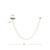 Akoya 8.5-ft Chrome LED Pendant