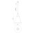 Brickell 20-in Matte White/Hazelnut Leather 3 Lights Pendant