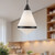 Willard 22-in Urban Bronze/Opal Matte Glass 1 Light Pendant